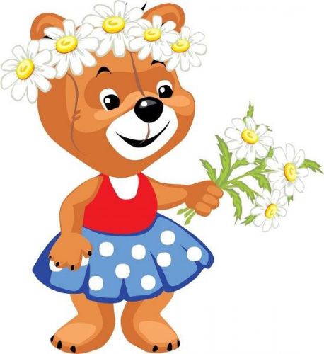30 Custom Flower Girl Teddy Bear Personalized Address Labels