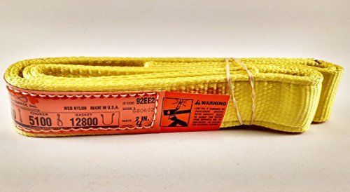 Dd sling. multiple sizes in listing! made in usa 2&#034; x 4, 2 ply, nylon lifting &amp; for sale