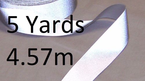 1 inch Silver Reflective Tape 3M Safety Vests Jackets 5 YARDS 2.54cm 4.57m