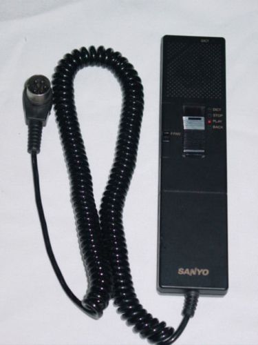 Sanyo HM43 Handheld Microphone Dictation Transcriber Machine Hand Controller