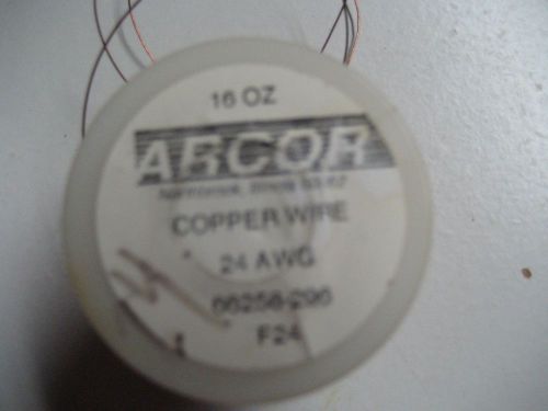 Copper wire 24 awg-16 oz.arcor #66258-296 for sale