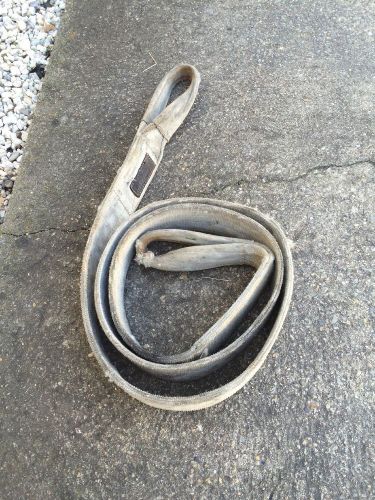 Pre Owned Industrial Tow Strap / Lifting Strap 4 inches Wide 12 Feet Long