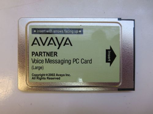 Avaya Partner Large Card VM Voicemail for ACS -  TESTED WORKING WITH WARRANTY