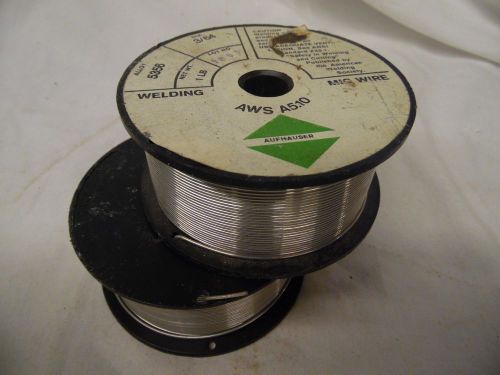 Aufhauser # 1853 Mig Welding Wire 2 Spools 2 Lbs 3/64 Diameter Alloy 5356