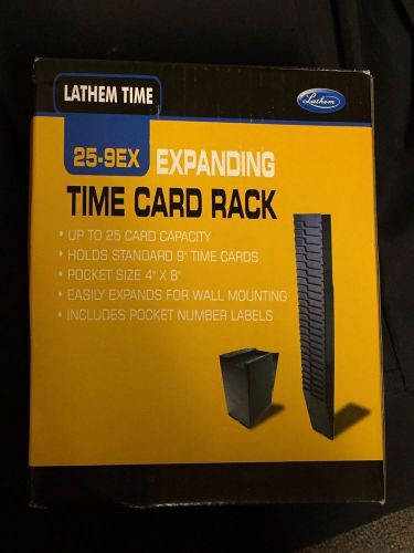 Lathem 25-9EX Expanding Time Card Rack - LTH259EX (((MAKE AN OFFER)))