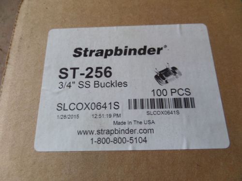 ITW STRAPBINDER 3/4&#034; ST 256 Stainless Steel Buckles 100 count