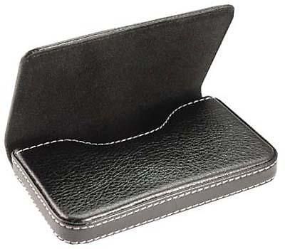 Leatherette Business Name Card Holder Wallet Box Case B37B