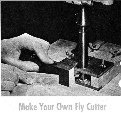 How to make flycutter for metal lathe or drill press steel or wood working #398 for sale