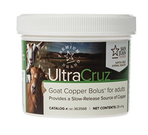 UltraCruz Goat Copper Bolus for adults, 25 x 4 grams