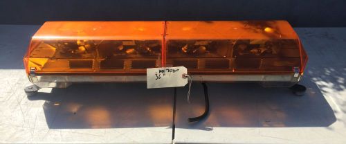 code 3 pse 36&#034; mx7000 amber light bar clean must see