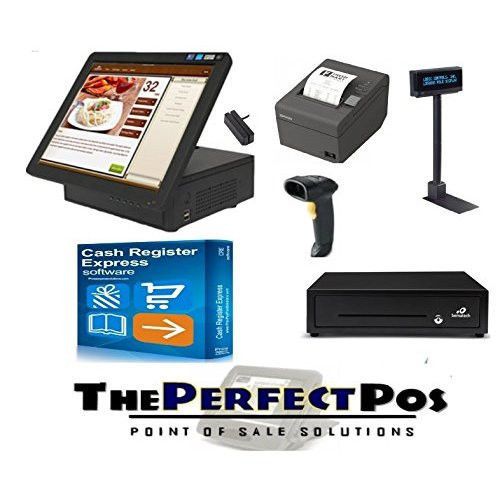 Retail Point of Sale Solution with Cash Register Express  INCLUDES TOUCH SCREEN