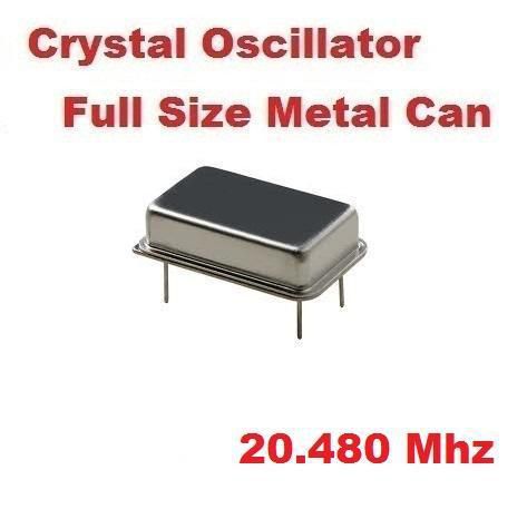 20.480Mhz 20.480 Mhz CRYSTAL OSCILLATOR FULL CAN (10 pcs) *** NEW ***