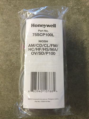 Honeywell respirator cartiridge/filter combo defender org 75scp100l for sale