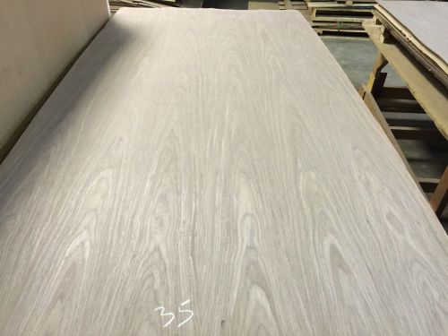 Wood Veneer Recon Walnut 49x84 1 Piece 20Mil Paper Backed &#034;EXOTIC&#034; 36A 35