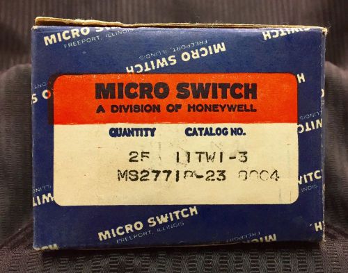Honeywell Toggle Micro Switch 11TW1-3 MS27718-23