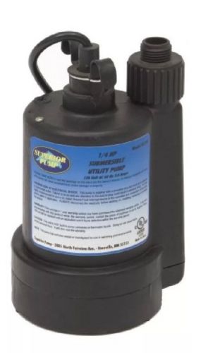 Superior Pump 1/4 HP Thermoplastic Submersible Utility Pump, 91250, New
