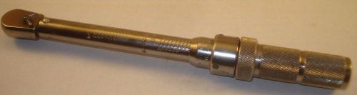 Precision instruments no. m1r200h 1/4 inch drive torque wrench 40-200 in lb for sale