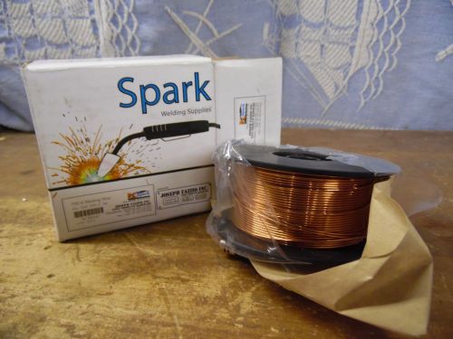 LOT OF FOUR BOXES SPARK WELDING WIRE .045 2LBS 2 LBS 70S-6 COPPER COATING 8 LBS
