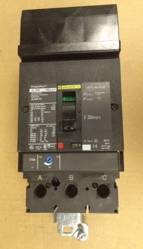 Square d jl 250 3 pole 30 amp 600v jla36175 powerpact circuit breaker jla for sale
