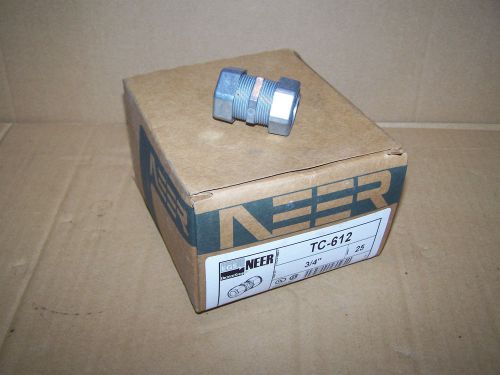 LOT OF (25) NEER TC-612 3/4&#034; COMPRESSION COUPLINGS