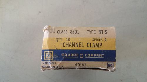 Square d 8501 nt 5 new in box lot of 10 channel clamp see pics #b58 for sale