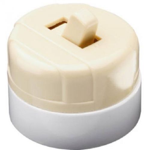 Single Pole Surface Mounted Switch, 10-Amp, Ivory Pass and Seymour 735ICC10
