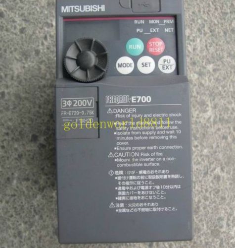 Mitsubishi inverter FR-E720-0.75K 220V 0.75KW good in condition for industry use