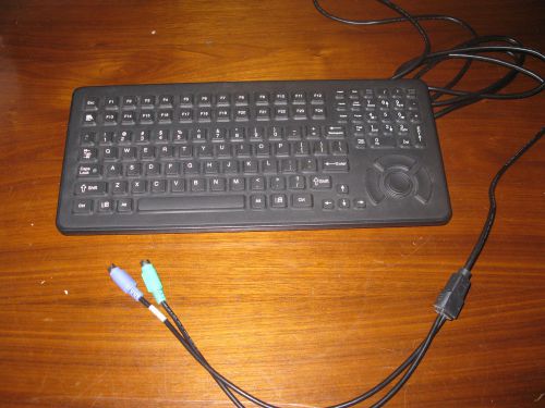 Cutler- Hammer D711BPKBMOU Black Industrial  Spill-resistant Keyboard/Mouse