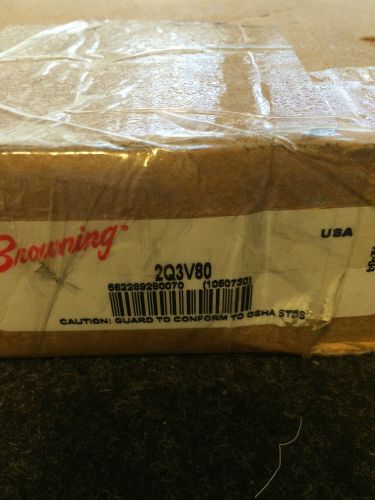 37517 new in box, browning 2q3v80 v-belt pulley 8&#034;od 2-groove for sale