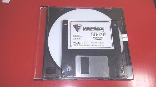 Yaesu Vertex PRG ALL Programming Software Ver.6.0