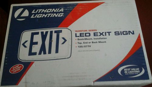 LITHONIA LED EXIT LIGHT (LQMSW3R)
