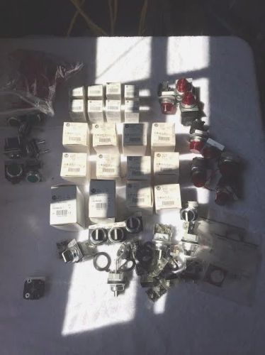 ALLEN BRADLEY SWITCHES &amp; RELAY BASES &amp;  SEALED CONTACT BLOCKS &amp; START BUTTONS