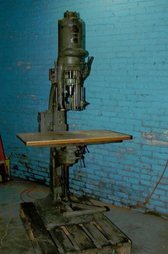 Greenlee 356 vertical borer 9 inch stroke wood boring machine deep hole drill