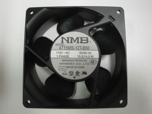 NMB 4715MS-12T-B50 Axial Cooling Fan 1-Phase 115V 15.5/14.5W 119x119mmx38mm