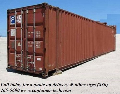 45&#039; High Cube, Cargo Ocean Shipping Storage Containers, Conex Boxes / Dallas, TX