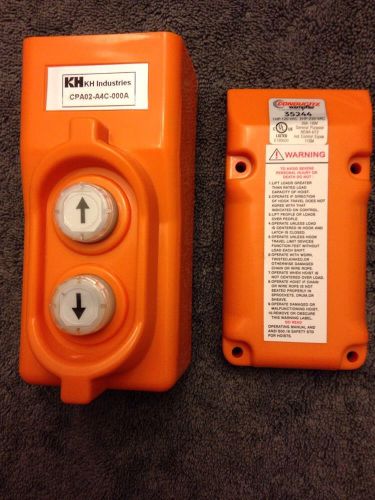 Kh industries cpa02-a4c-000a pendant station,2,push button,no,orange for sale