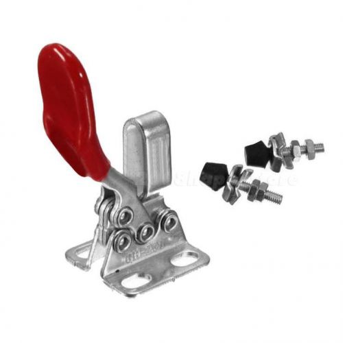 1pc 60 lbs antislip red plastic covered handle horizontal toggle clamp 201a hysg for sale
