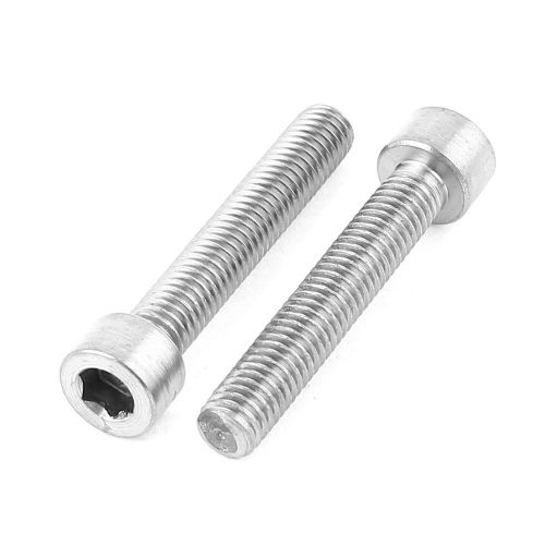 55mm long m8x45mm stainless steel hex head socket cap screw bolts 2pcs for sale