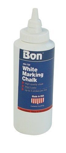 Bon 84-759 8-Ounce Chalk for Chalk Box, White