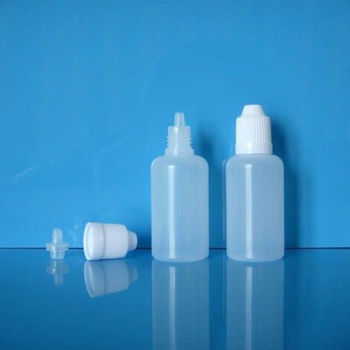 100 Pcs 30 ML 1 OZ LDPE Plastic Childproof Dropper Bottles Squeeze White Cap C30