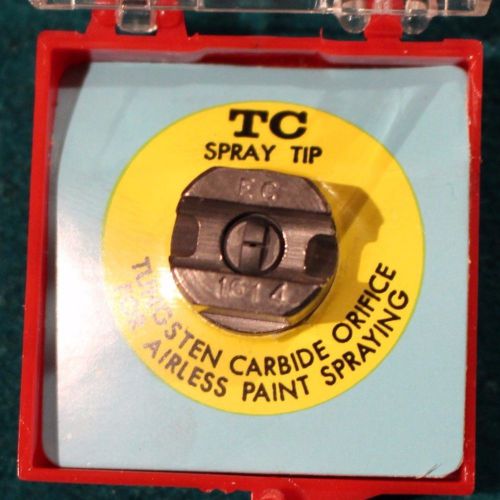 Spraying systems .016}14&#034; orifice spray tip tungsten carbide/airless paint spray for sale