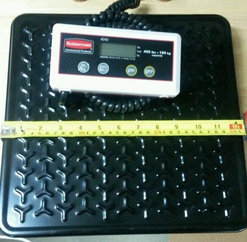 Rubbermaid commercial 400 lbs * 180 kg scale digital receiving .5 lb increments for sale