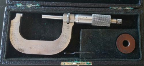 L.S. Starrett Co Vintage Micrometer Caliper 213-C W/original case MINT CONDITION