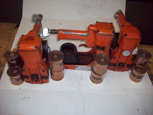 5/8&#034; CCC Pneumatic Roll Feed Carton Staplers, Lot of 3
