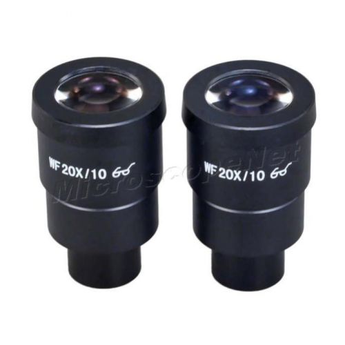 OMAX 2 WF20X/10 High Eye-point WideField Eyepieces for Stereo Microscopes 30mm