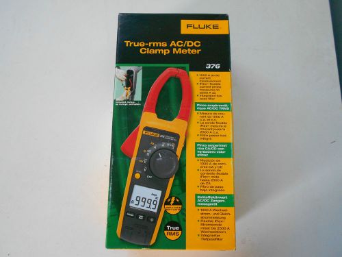 Brand new fluke 376 true rms ac/dc clamp meter with iflex® for sale