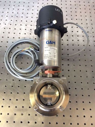 G&amp;H LKLA-NC Pneumatic TriClamp Butterfly Valve