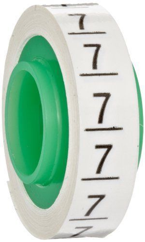3M Scotch Code Wire Marker Tape Refill Roll SDR-7  Printed with &#034;7&#034; (Pack of 10)