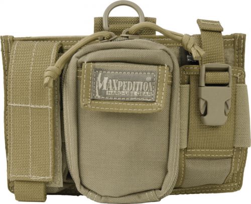 Maxpedition mx324k triad admin pouch khaki overall 8&#034; x 5&#034; x 2&#034; middle pocket for sale