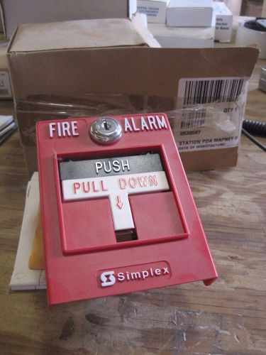 Simplex 2099-9761 addressable pull station mapnet ii fire alarm device nib js for sale